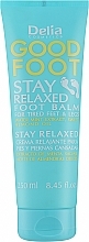 Fragrances, Perfumes, Cosmetics Balm for Tired Feet - Delia Good Foot Stay Relaxed Foot Balm