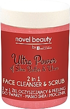 2-in-1Cleansing Facial Gel-Scrub "Shea Butter and Urea" - Fergio Bellaro Novel Beauty Ultra Power Face Cleancer & Scrub — photo N10