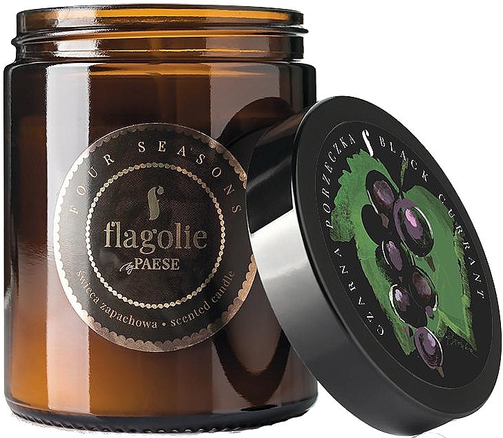 Black Currant Scented Candle in Jar - Flagolie Fragranced Candle Black Currant — photo N1