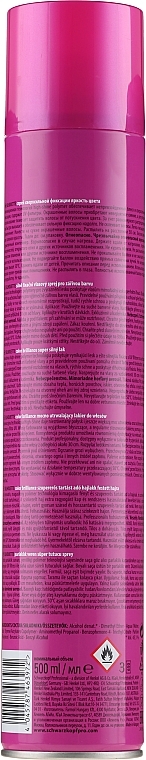 Hair Spray for Color-Treated Hair - Schwarzkopf Professional Silhouette Color Brilliance Hairspray  — photo N4