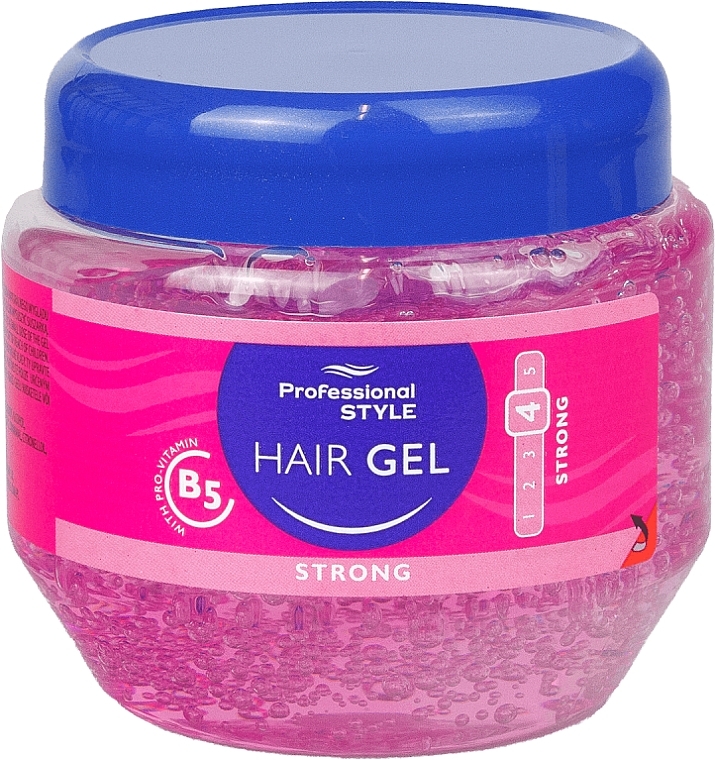 Hair Styling Gel - Professional Style Pink Hair Gel Strong With Pro Vitamin B5 — photo N1