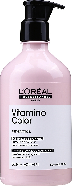 Hair Colour Protection Conditioner - L'Oreal Professionnel Serie Expert Vitamino Color Resveratrol Conditioner — photo N26