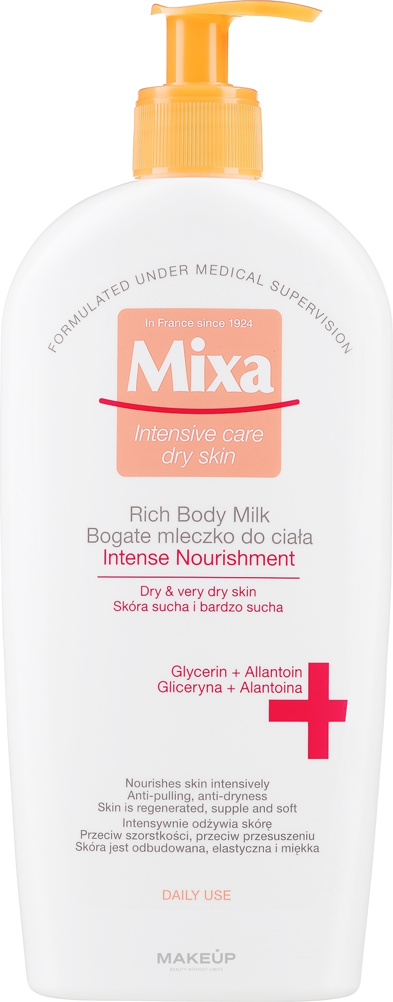 Nourishing Body Milk - Mixa Shea Nourish Body Milk — photo 400 ml