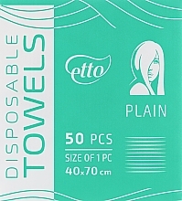 Fragrances, Perfumes, Cosmetics Disposable Towels, 40 x 70cm, 50 pcs, smooth - Etto