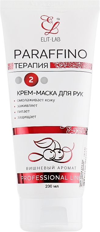 Hand Cream Mask "Cherry Scent" - Elit-Lab — photo N5