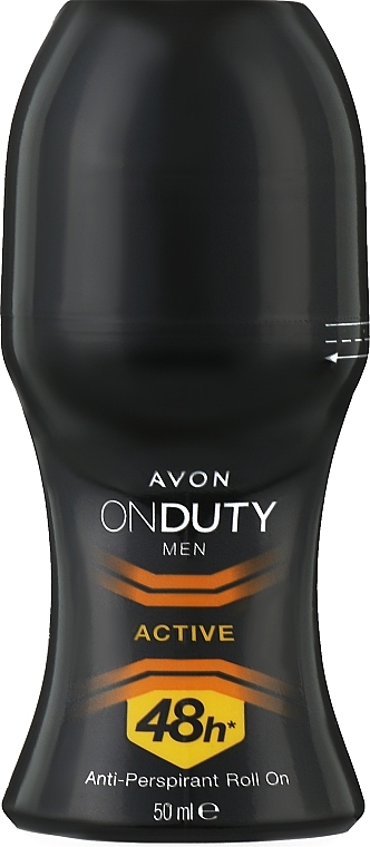 Antiperspirant-Deodorant "Active Protection" - Avon On Duty Men Active Antiperspirant Roll-On — photo N1