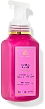 Rose & Amber Foam Hand Soap - Bath and Body Works Rose And Amber Gentle Foaming Hand Soap — photo N1