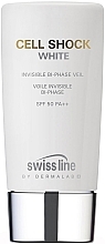 Fragrances, Perfumes, Cosmetics Facial Sunscreen - Swiss Line Cell Shock White Invisible Bi-Phase Veil Spf 50