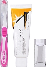 Set - White Glo Smokers Formula (toothpaste/100ml + toothbrush + toothpicks) — photo N2