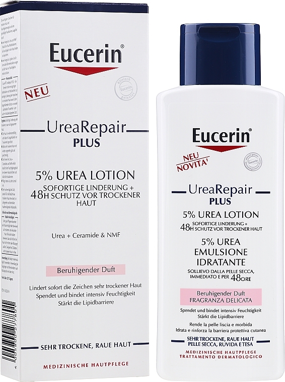 Light Moisturizing Body Lotion for Dry Skin - Eucerin UreaRepair PLUS Lotion 5% Urea — photo N14