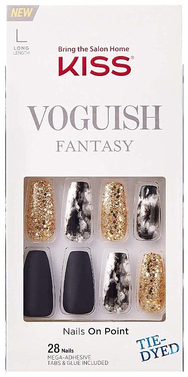 False Nail Set - Kiss Voguish Fantasy Nails — photo N1