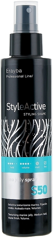 Spray do stylizacji wiosyw - Erayba Style Active Sea Jelly Spray S50 — photo N10