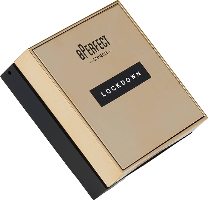 Mattifying Powder - BPerfect Lockdown Luxe Pressed Powder — photo N1