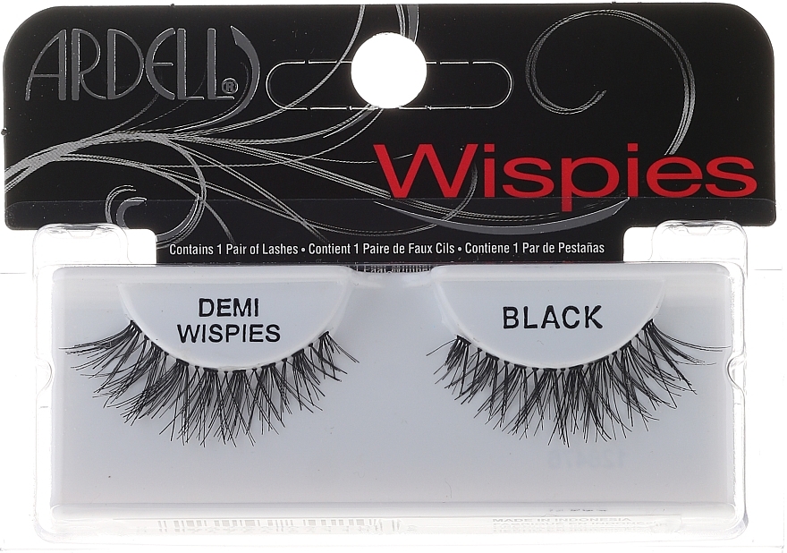 Flase Lashes - Ardell Natural Lashes Demi Wispies In Black — photo N1