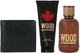 Dsquared2 Green Wood Pour Homme - Set (edt/100ml + sh/gel/100ml + wallet) — photo N6