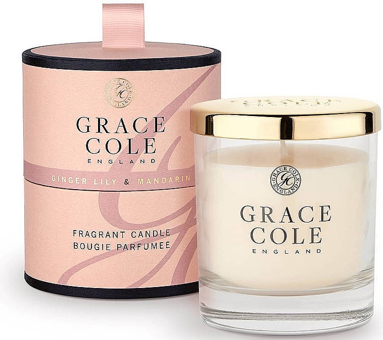 Scented Candle - Grace Cole Boutique Ginger Lily & Mandarin Fragrant Candle — photo N52