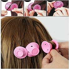Silicone Hair Curling Rollers, 20 pcs. - Deni Carte — photo N4