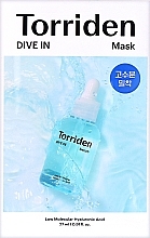 Hyaluronic Acid Sheet Mask - Torriden Dive In Low Molecule Hyaluronic Acid Mask — photo N3