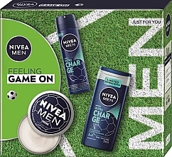 Fragrances, Perfumes, Cosmetics Men Set - Nivea Men Feeling Game On Set (cr/150ml + deo/150ml + sh/gel/250ml)