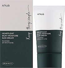 Sunscreen for Sensitive Skin SPF 50+ PA++++ - Anua Heartleaf Silky Moisture Sun Cream — photo N2