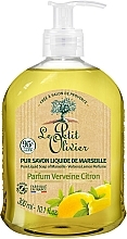 Liquid Soap with Lemon & Verbena Scents - Le Petit Olivier Vegetal Oils Soap — photo N1