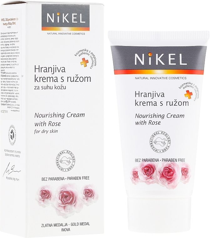 Nourishing Rose Face Cream - Nikel Nourishing Cream with Rose — photo N1