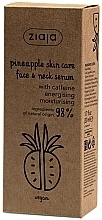 Face & Neck Serum with Pineapple Extract - Ziaja Pineapple Skin Care Face & Neck Serum — photo N2