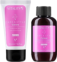 Colored Hair Set - Vitality's C&S Colore Chroma Kit Travel — photo N3