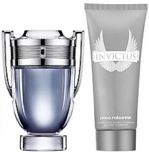 Fragrances, Perfumes, Cosmetics Paco Rabanne Invictus Set - Set (edt/100ml + sh/gel/100ml)