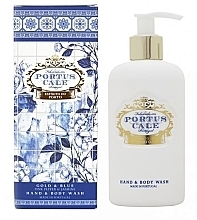 Fragrances, Perfumes, Cosmetics Cleansing Hand & Body Gel - Portus Cale Gold & Blue