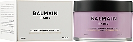 Illuminating Blonde Mask - Balmain Paris Illuminating Mask White Pearl — photo N2