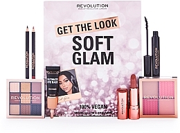 Fragrances, Perfumes, Cosmetics Makeup Revolution Get The Look: Soft Glam Makeup Gift Set - Set, 7 products