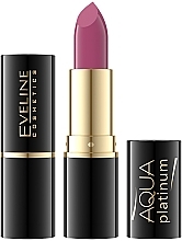 Fragrances, Perfumes, Cosmetics Ultra-Moisturizing Lipstick - Eveline Cosmetics Aqua Platinum Lipstick
