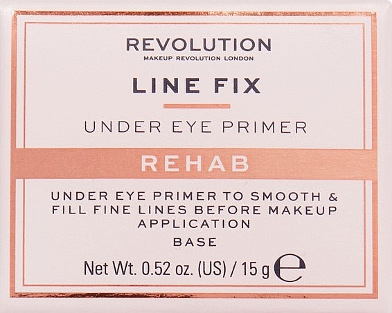 Eye Primer - Makeup Revolution Rehab Line Fix Under Eye Primer — photo N2