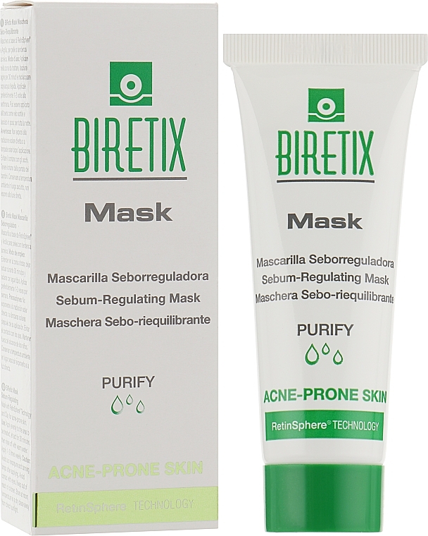 Sebo-Regulating Facial Mask for Acne-Prone Skin - Cantabria Labs Biretix Mask — photo N15