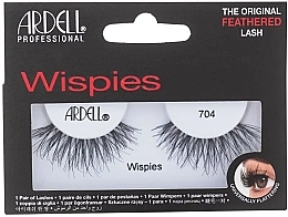 False Lashes - Ardell Wispies Eyelashes 704 — photo N8