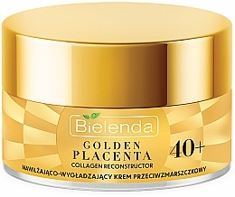 Moisturizing & Smoothing Anti-Wrinkle Cream 40+ - Bielenda Golden Placenta Collagen Reconstructor — photo N3