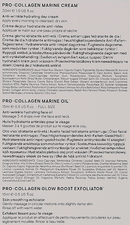 Set - Elemis The Pro-Collagen Skin Trio Treat (balm/15ml + oil/15ml + cr/30ml) — photo N3
