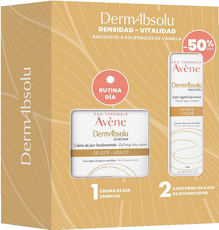 Set - Avene DermAbsolu Day Cream (d/cr/40ml + eye/cr/15ml) — photo N1