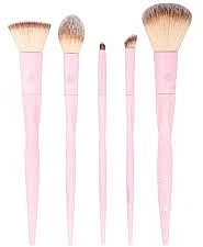 Makeup Brush Set, 5 pcs - Brushworks HD Complete Face Set — photo N1