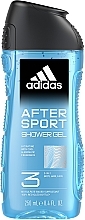 Shower Gel - Adidas 3in1 After Sport Hair & Body Shower — photo N1