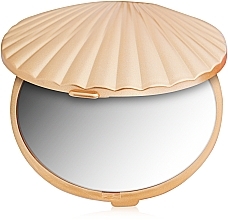 Fragrances, Perfumes, Cosmetics Dual Mirror, shell, gold - Ruby Rose Delux Two-Way Mirror