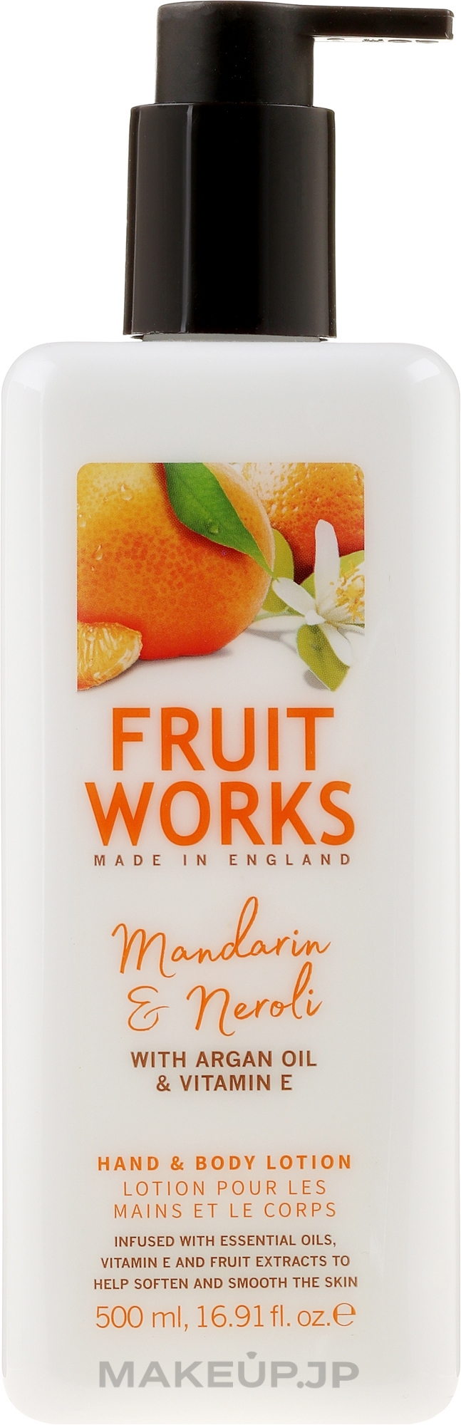 Mandarin & Neroli Hand & Body Lotion - Grace Cole Fruit Works Hand & Body Lotion Mandarin & Neroli — photo 500 ml