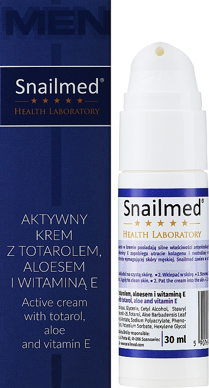 Men Totarol Active Cream - Snailmed Health Laboratory — photo N6