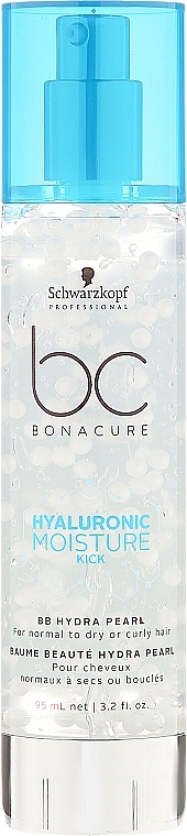 Hair BB Cream - Schwarzkopf Professional BC Hyaluronic Moisture Kick BB Hydra Pearl — photo N1