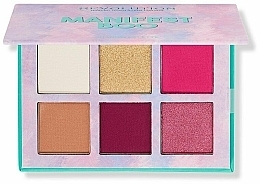 Eyeshadow Palette - Makeup Revolution Power Shadow Palette Manifest Boo — photo N1