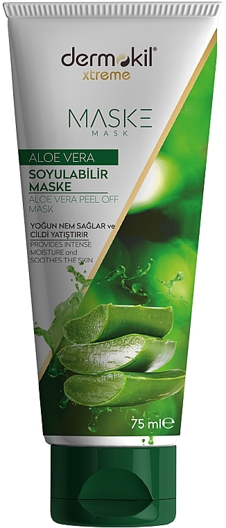 Peel-Off Face Mask - Dermokil Aloe Vera Peel Off Mask (tube) — photo N1