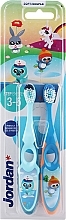 Fragrances, Perfumes, Cosmetics Kids Toothbrush, 3-5 years, light blue + blue-orange - Jordan Step By Step Soft Clean