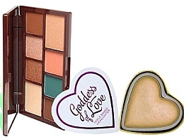 Fragrances, Perfumes, Cosmetics Set - I Heart Revolution (eye/shadow + highlighter/10g)