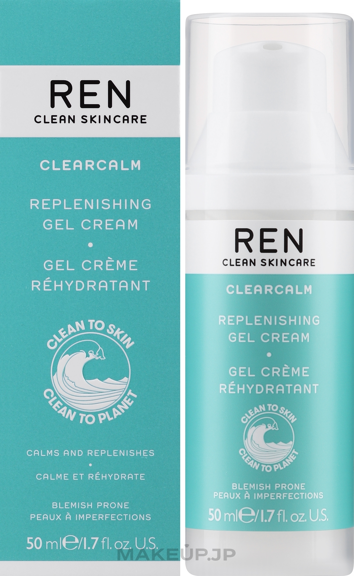 Replenishing Gel Cream - Ren Clearcalm Replenishing Gel Cream — photo 50 ml